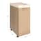 Household Essentials Narrow Collapsible Laundry Hamper with Liner & Lid